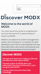 Mobile Screenshot of discovermodx.com